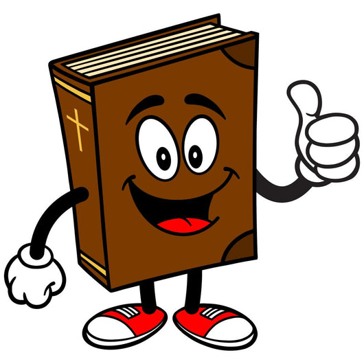Bible School Mascot with Thumbs Up Wall Decal