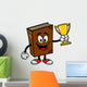 Bible School Mascot with Trophy Wall Decal