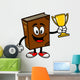 Bible School Mascot with Trophy Wall Decal