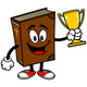 Bible School Mascot with Trophy Wall Decal