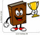 Bible School Mascot with Trophy Wall Decal