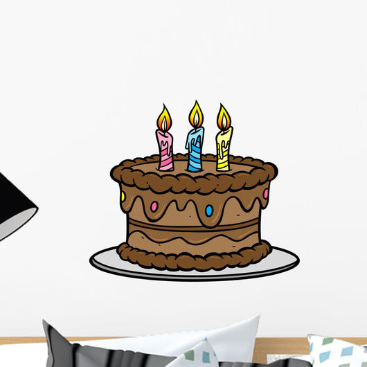 Birthday Cake Wall Decal
