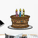 Birthday Cake Wall Decal