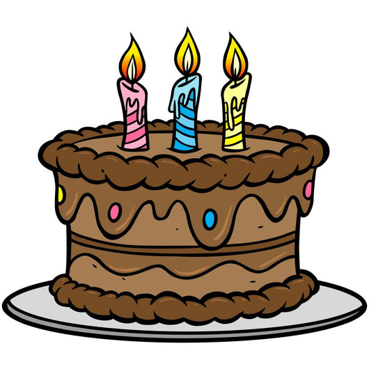 Birthday Cake Wall Decal