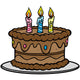 Birthday Cake Wall Decal