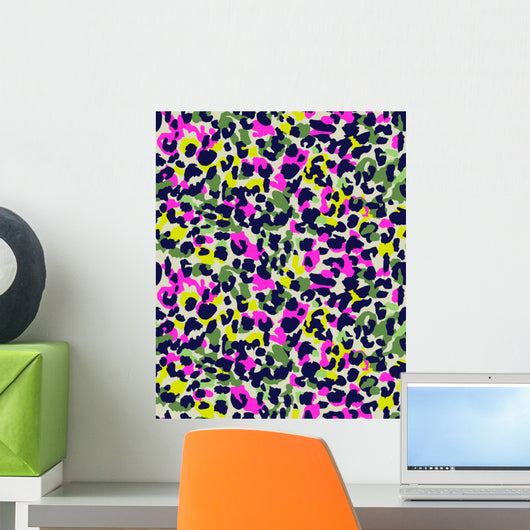 Animal spots camouflage ~ seamless background Wall Mural