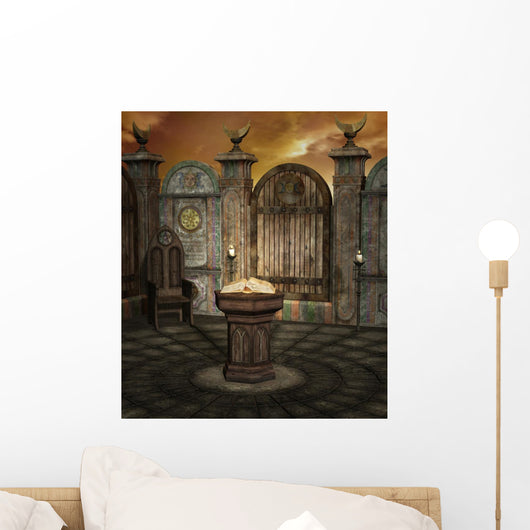 Pagan altar Wall Mural