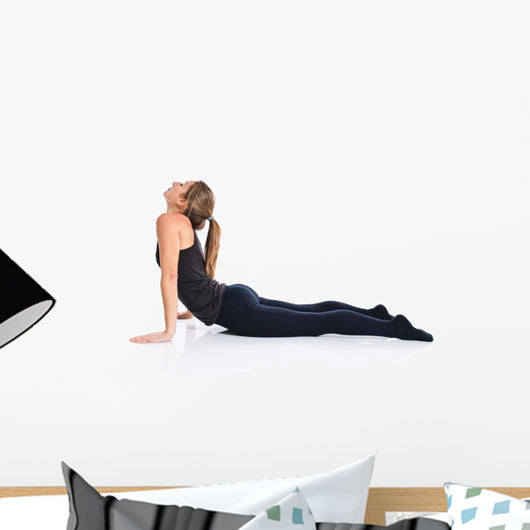 Sport woman stretching Wall Decal
