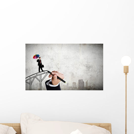 I'm not afraid to make next step Wall Mural