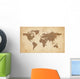 Old world map Wall Mural