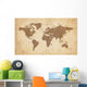 Old world map Wall Mural