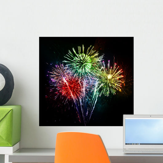 Silvester Feuerwerk Wall Mural