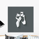 ballet dance studio symbol Wall Mural