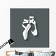 ballet dance studio symbol Wall Mural