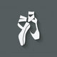 ballet dance studio symbol Wall Mural
