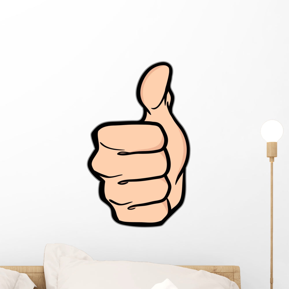 Thumbs up Wall Decal Wallmonkeys