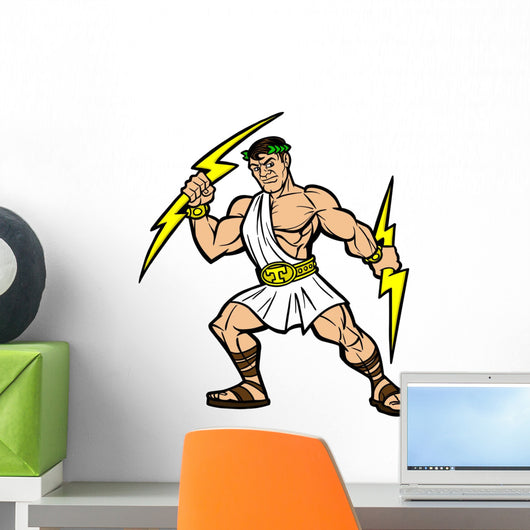 Greek Titan Zeus Wall Decal