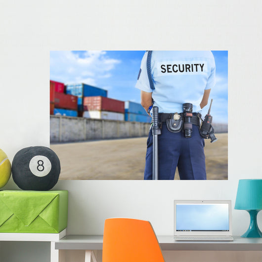 Security guard Wall Mural