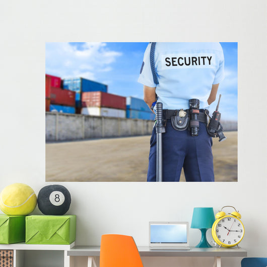Security guard Wall Mural