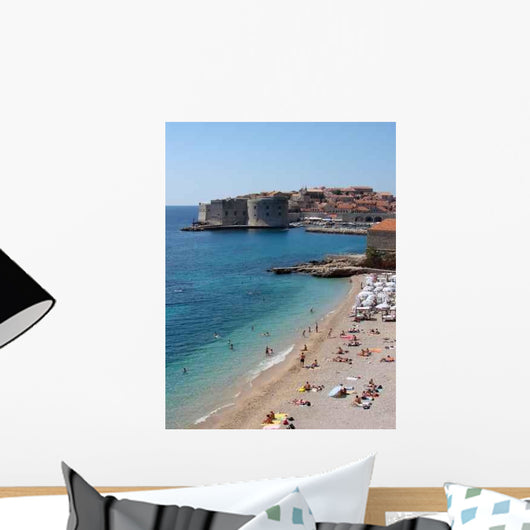 Banje Beach Dubrovnik Wall Decal