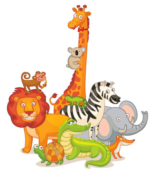 Wild Animals Posing Together