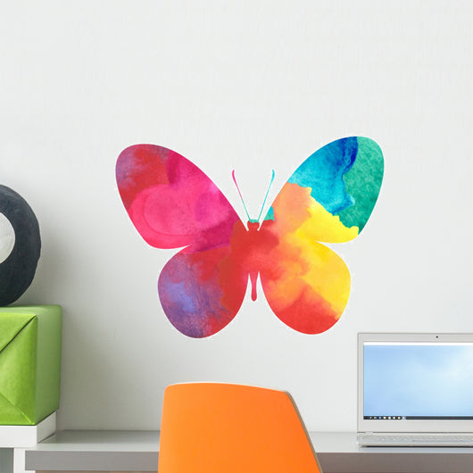 Colorful Watercolor Butterfly