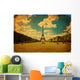 Eiffel Tower Paris Vintage Wall Decal