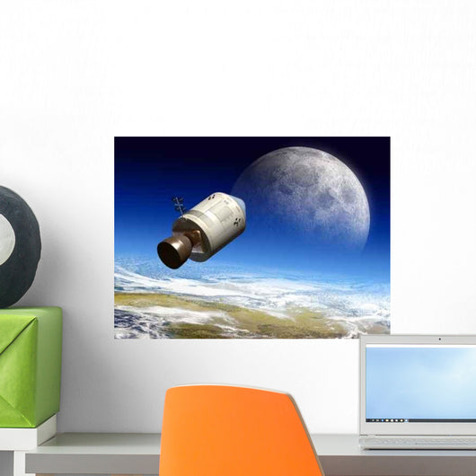 Moon Travel Wall Decal