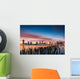 Jersey City skyline at sunset Wall Decal
