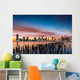 Jersey City skyline at sunset Wall Decal