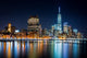 Night Lower Manhattan Wall Decal