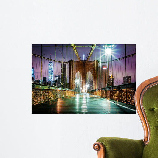 Brooklyn Bridge Sunrise Wall Decal
