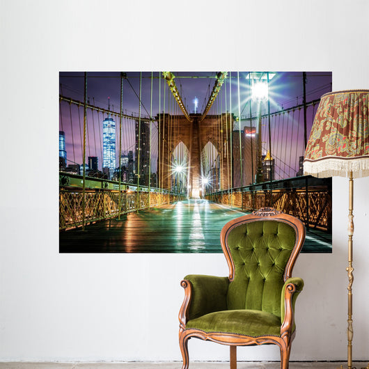 Brooklyn Bridge Sunrise Wall Decal