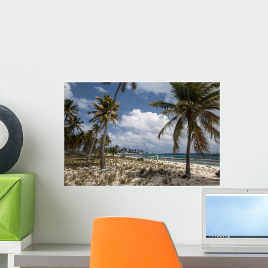Palm Trees Half Moon Wall Decal