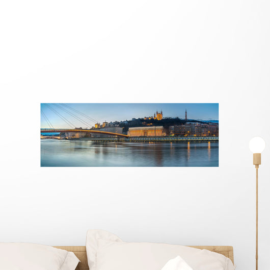 Passerelle Ville Lyon Wall Decal