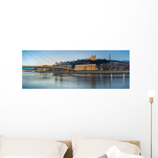 Passerelle Ville Lyon Wall Decal