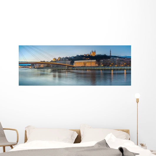 Passerelle Ville Lyon Wall Decal