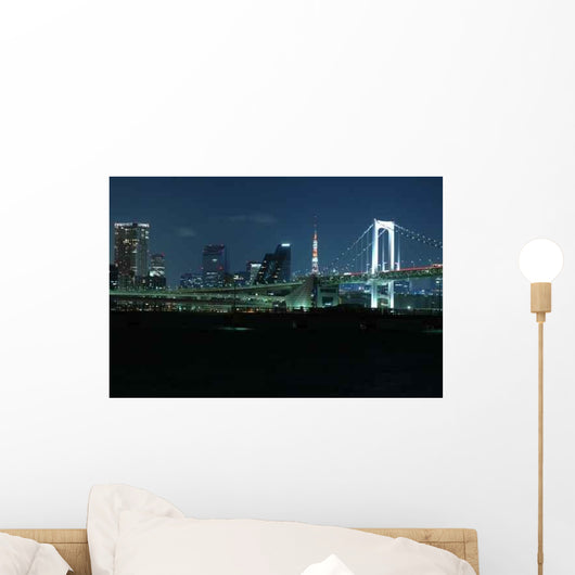 Night Odaiba Wall Decal