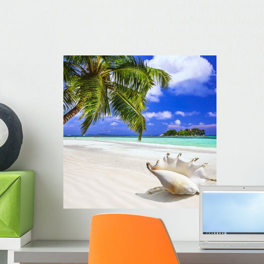 Vacation Tropical Island Wall Decal