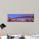 New York City, USA. Brooklyn and Manhattan bridges at sunset Wall Decal