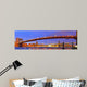 New York City, USA. Brooklyn and Manhattan bridges at sunset Wall Decal