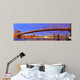 New York City, USA. Brooklyn and Manhattan bridges at sunset Wall Decal