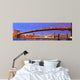 New York City, USA. Brooklyn and Manhattan bridges at sunset Wall Decal