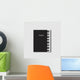 Vector modern piano book Wall Decal