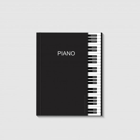 Vector modern piano book Wall Decal