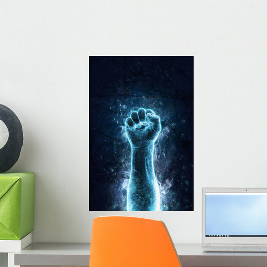 Fist of ice Wall Decal