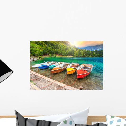 Wonderful Alpine Landscape Wall Decal