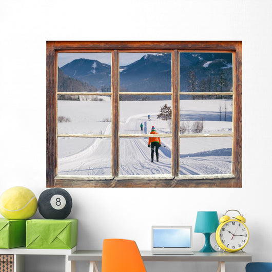 Langlaufen Wall Decal