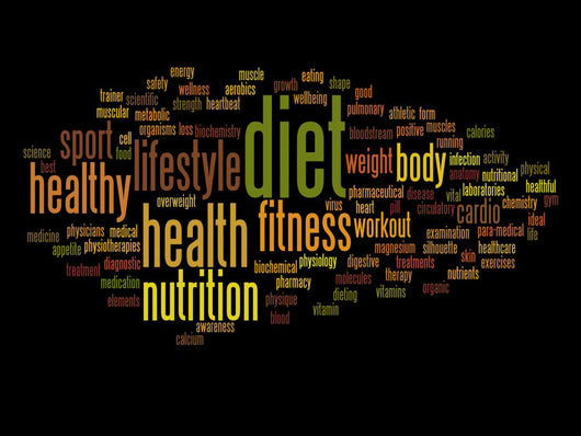 Conceptual health word cloud Wall Decal