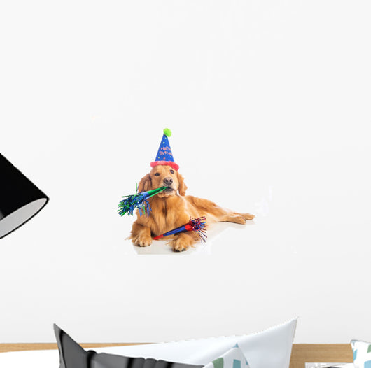 Dog Birthday Party Wall Decal